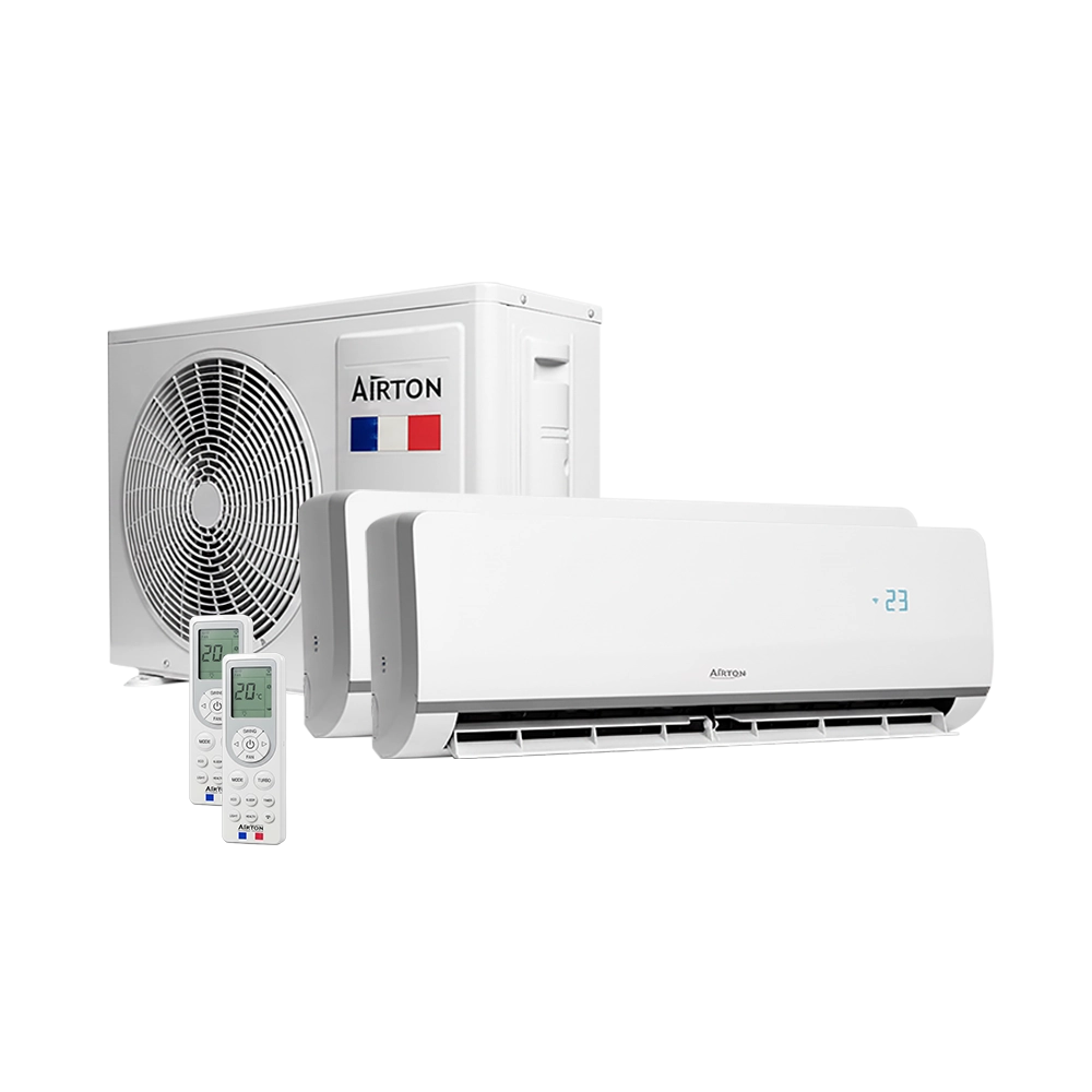 Bisplit reversible air conditioner (x2) - Air to Air heat pump (PAC)