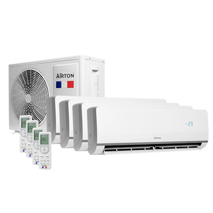 Quadrisplit reversible air conditioner (x4) - Air to Air heat pump (PAC)