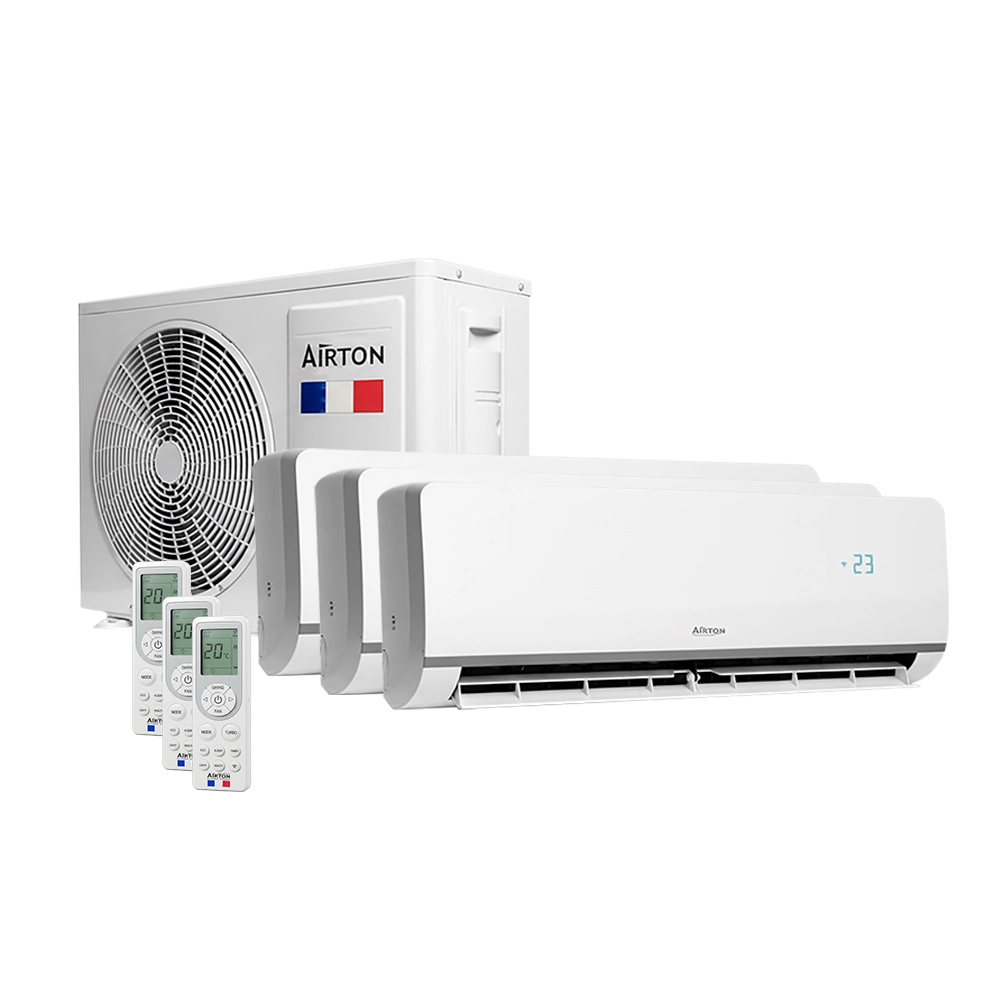 Trisplit reversible air conditioner (x3) - Air to Air heat pump (PAC)