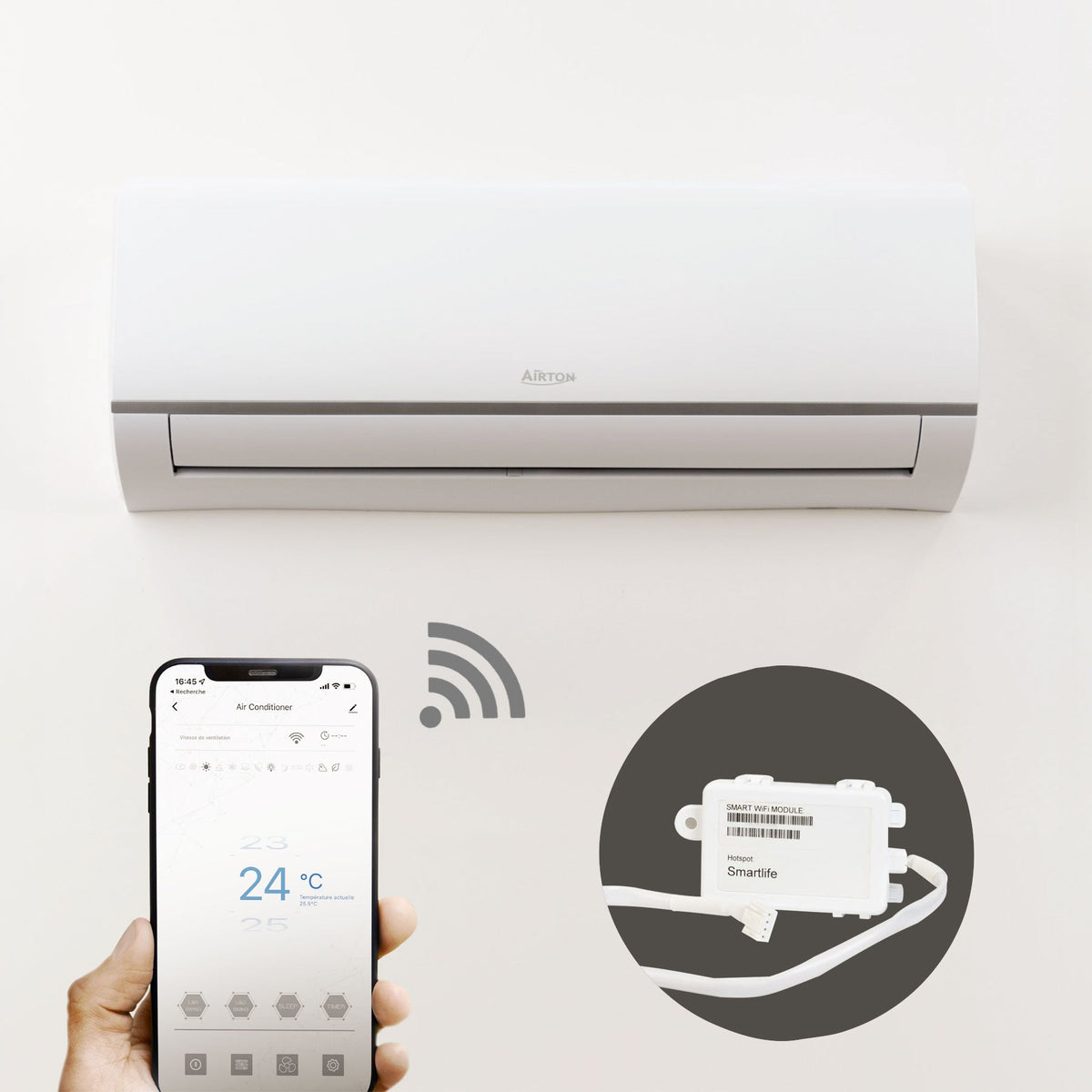 Wi-Fi Module Kit for Airton Wall Mounted Split Air Conditioners – Wi-Fi Ready